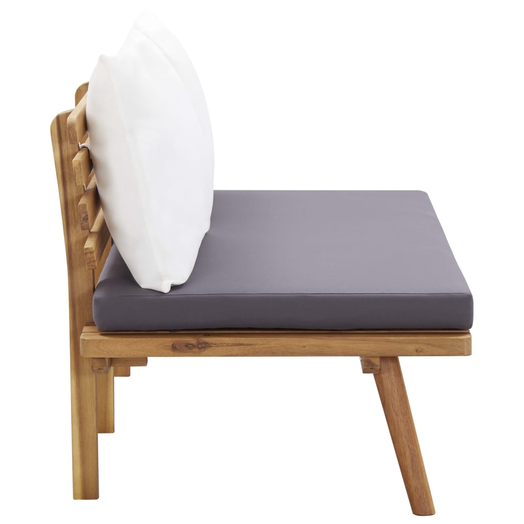 4-delige Loungeset met kussens massief acaciahout is nu te koop bij PeponiXL, paradijselijk wonen!