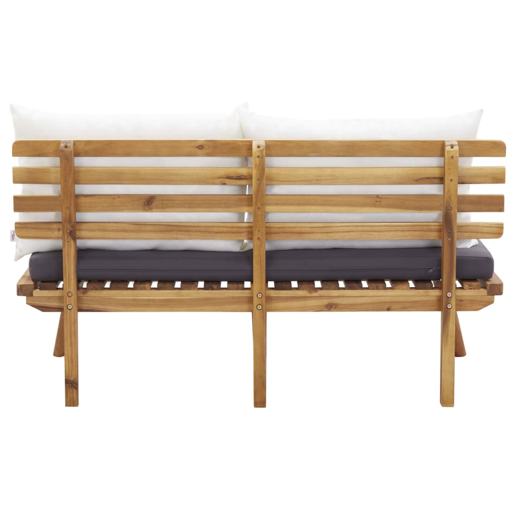 4-delige Loungeset met kussens massief acaciahout is nu te koop bij PeponiXL, paradijselijk wonen!