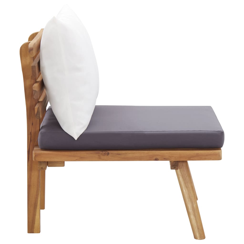 4-delige Loungeset met kussens massief acaciahout is nu te koop bij PeponiXL, paradijselijk wonen!
