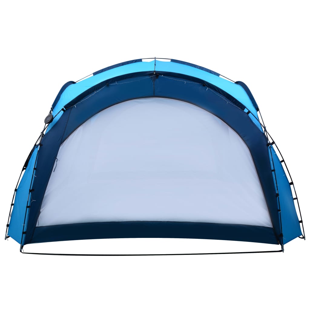 Partytent met LED en 4 zijwanden 3,6x3,6x2,3 m blauw is nu te koop bij PeponiXL, paradijselijk wonen!