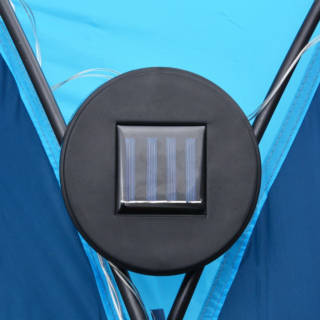 Partytent met LED en 4 zijwanden 3,6x3,6x2,3 m blauw is nu te koop bij PeponiXL, paradijselijk wonen!