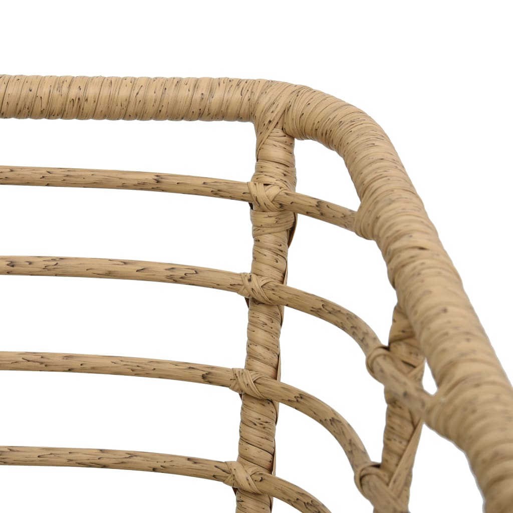 Tuinstoelen 2 st met kussens poly rattan eikenkleurig is nu te koop bij PeponiXL, paradijselijk wonen!