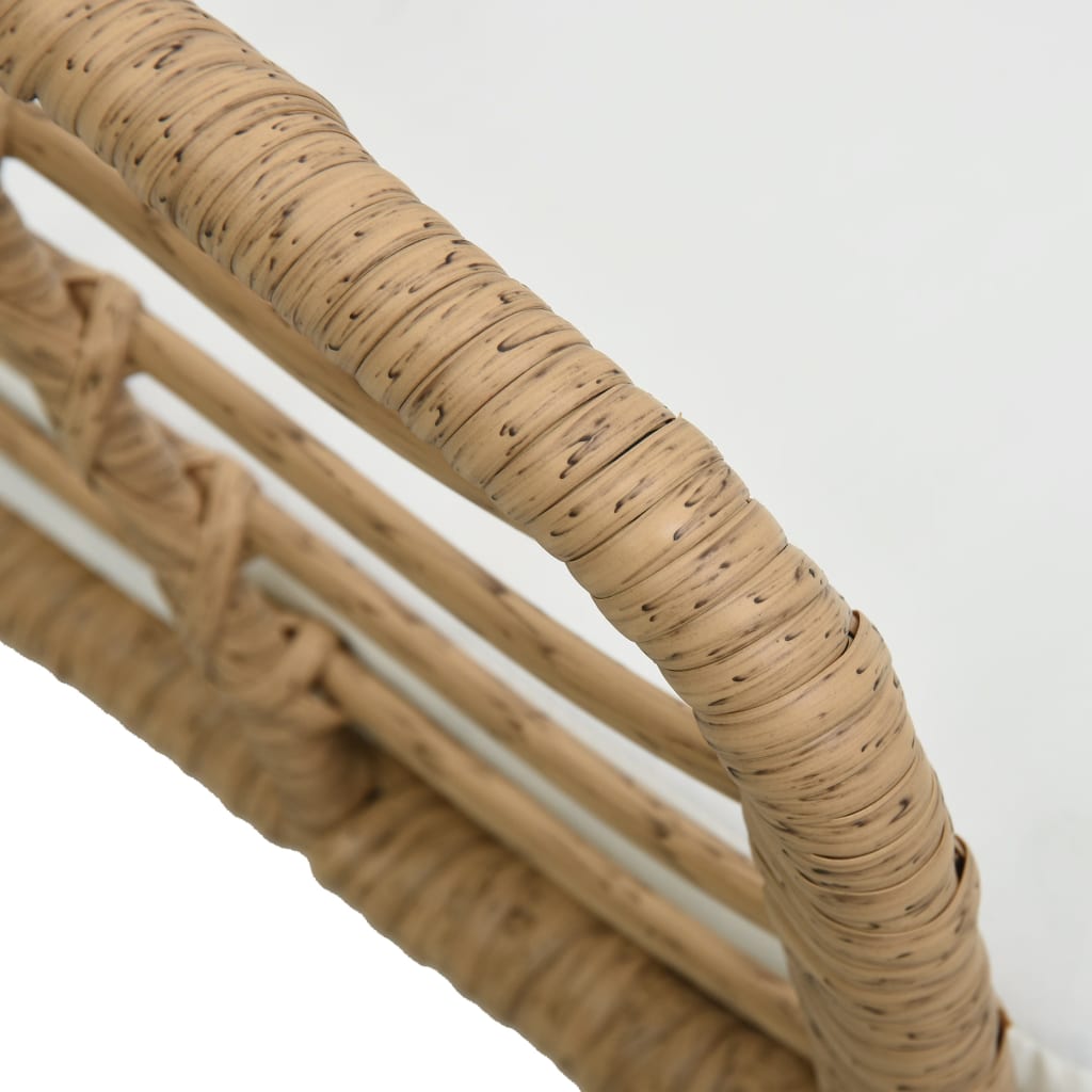 Tuinstoelen 2 st met kussens poly rattan eikenkleurig is nu te koop bij PeponiXL, paradijselijk wonen!