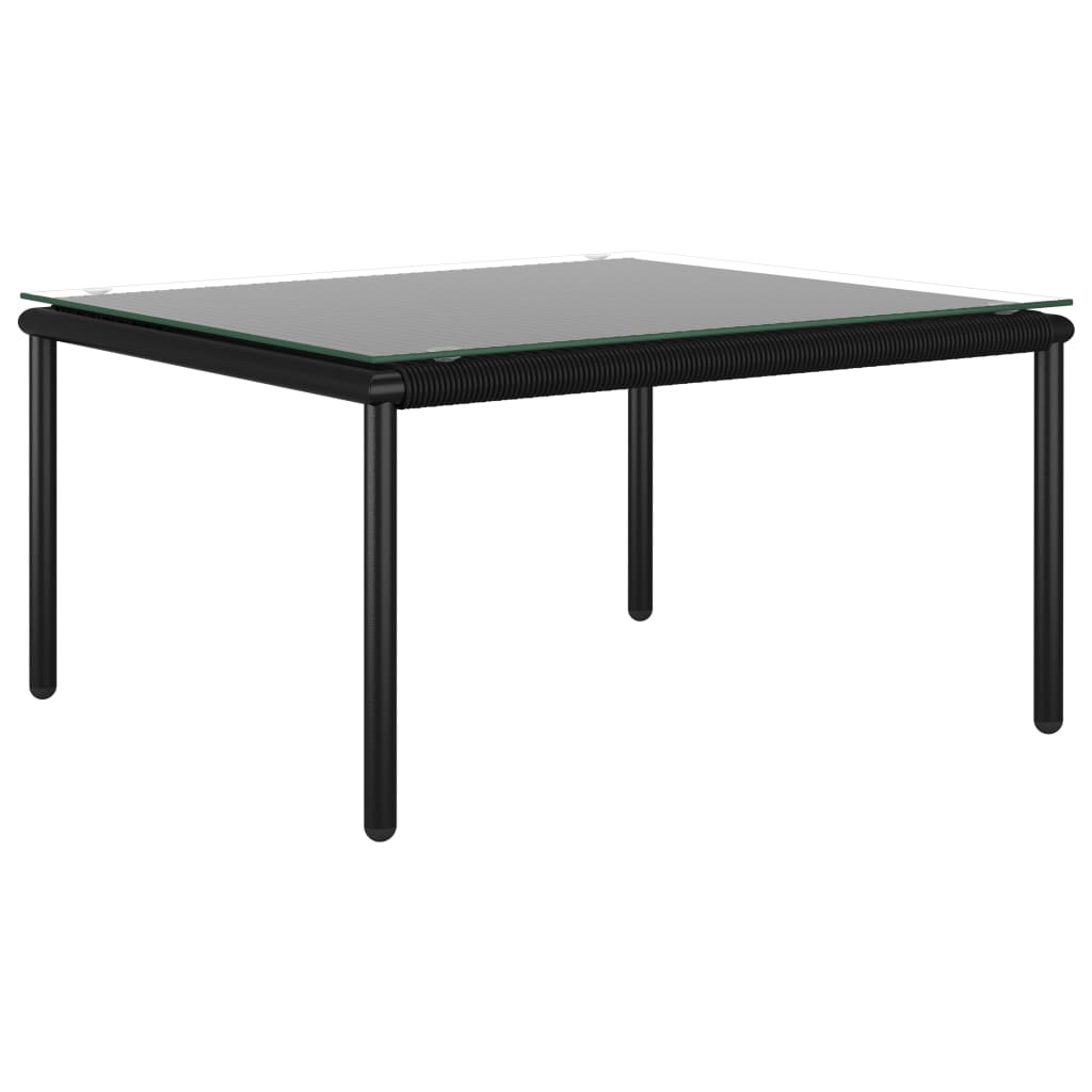6-delige Loungeset met kussens PVC zwart is nu te koop bij PeponiXL, paradijselijk wonen!