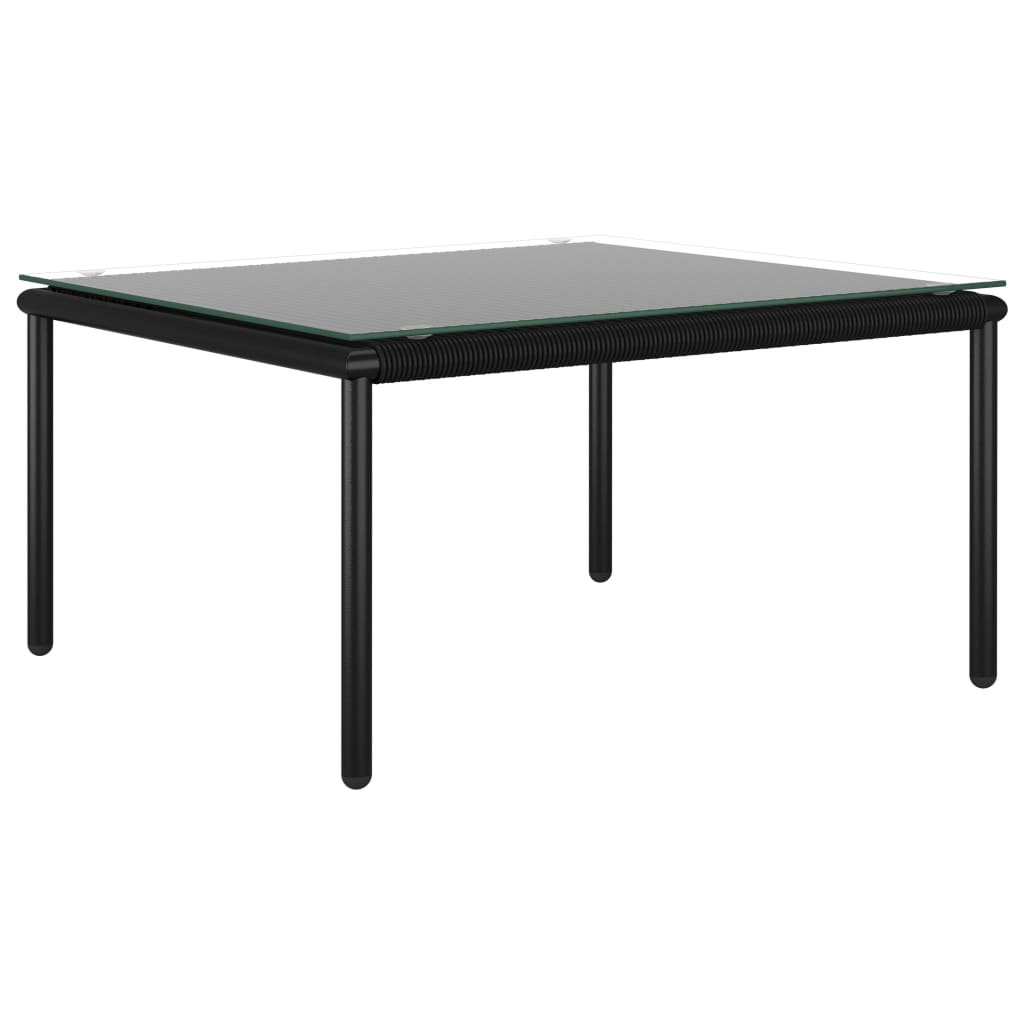 5-delige Loungeset met kussens PVC zwart is nu te koop bij PeponiXL, paradijselijk wonen!