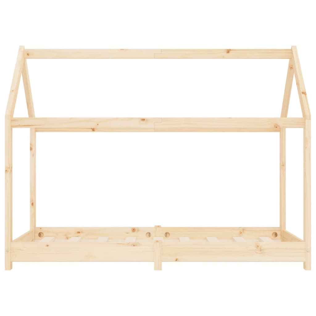 Kinderbedframe massief grenenhout 70x140 cm is nu te koop bij PeponiXL, paradijselijk wonen!