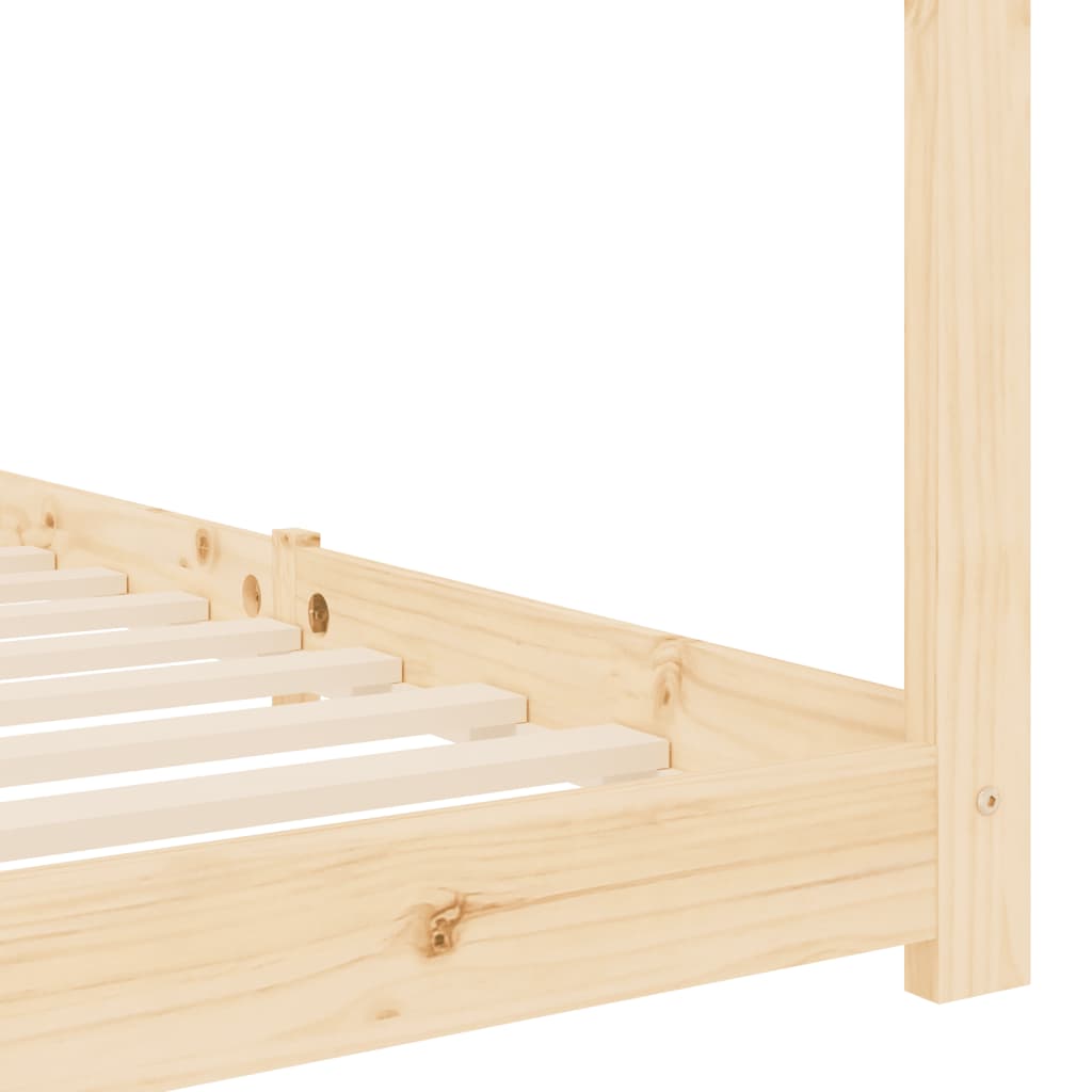 Kinderbedframe massief grenenhout 70x140 cm is nu te koop bij PeponiXL, paradijselijk wonen!