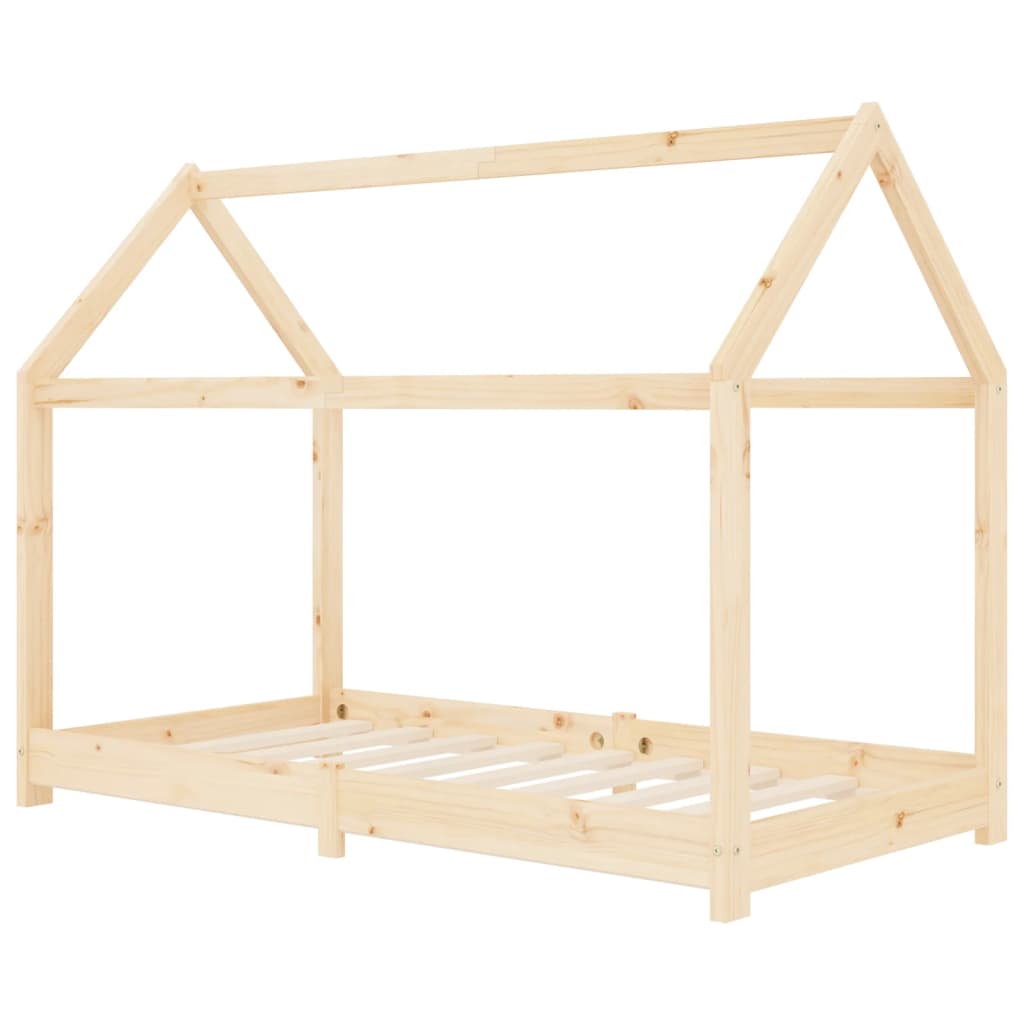 Kinderbedframe massief grenenhout 80x160 cm is nu te koop bij PeponiXL, paradijselijk wonen!