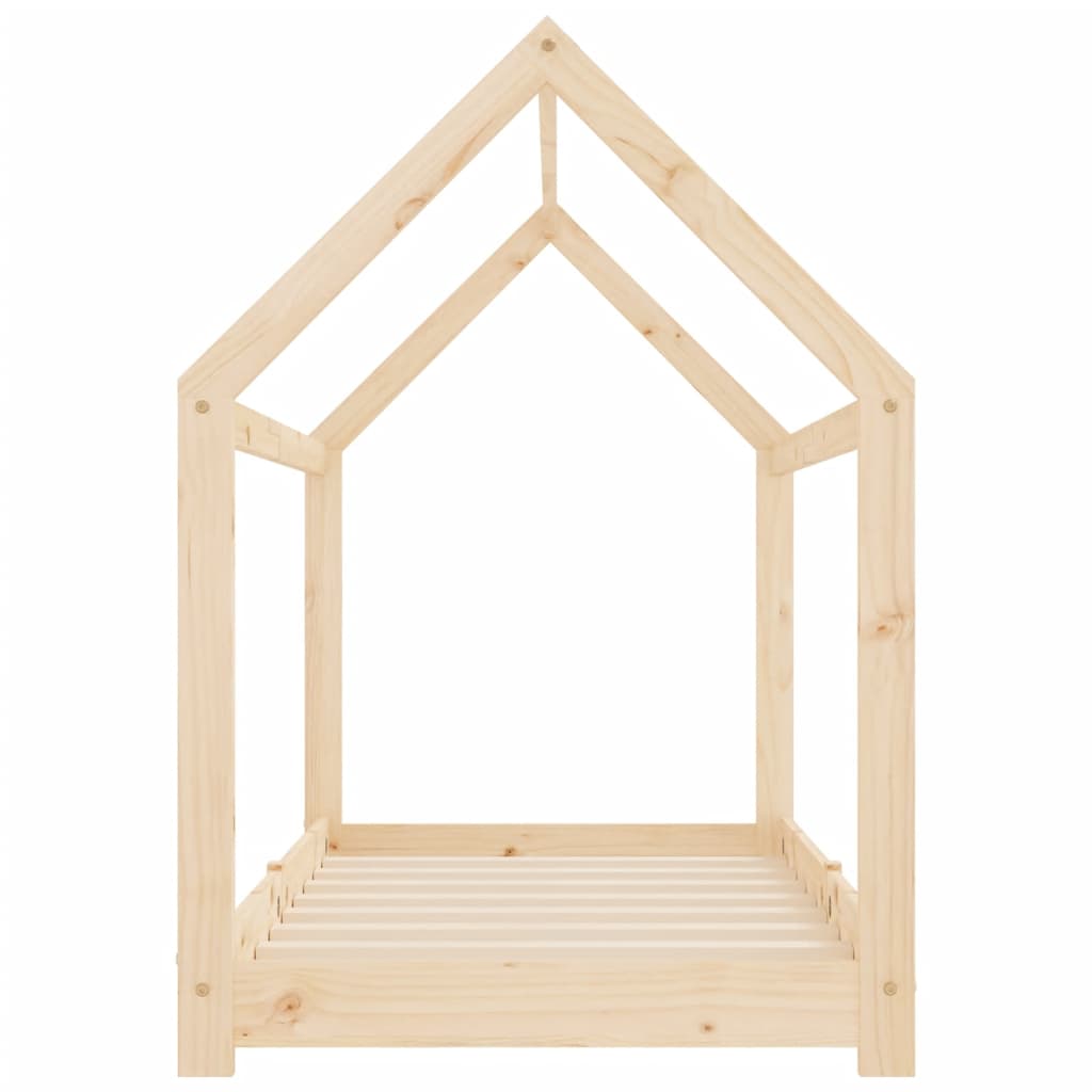 Kinderbedframe massief grenenhout 80x160 cm is nu te koop bij PeponiXL, paradijselijk wonen!
