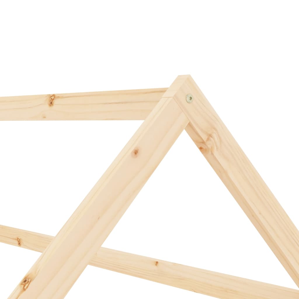 Kinderbedframe massief grenenhout 80x160 cm is nu te koop bij PeponiXL, paradijselijk wonen!