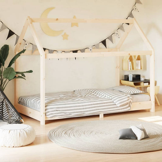 Kinderbedframe massief grenenhout 80x160 cm is nu te koop bij PeponiXL, paradijselijk wonen!