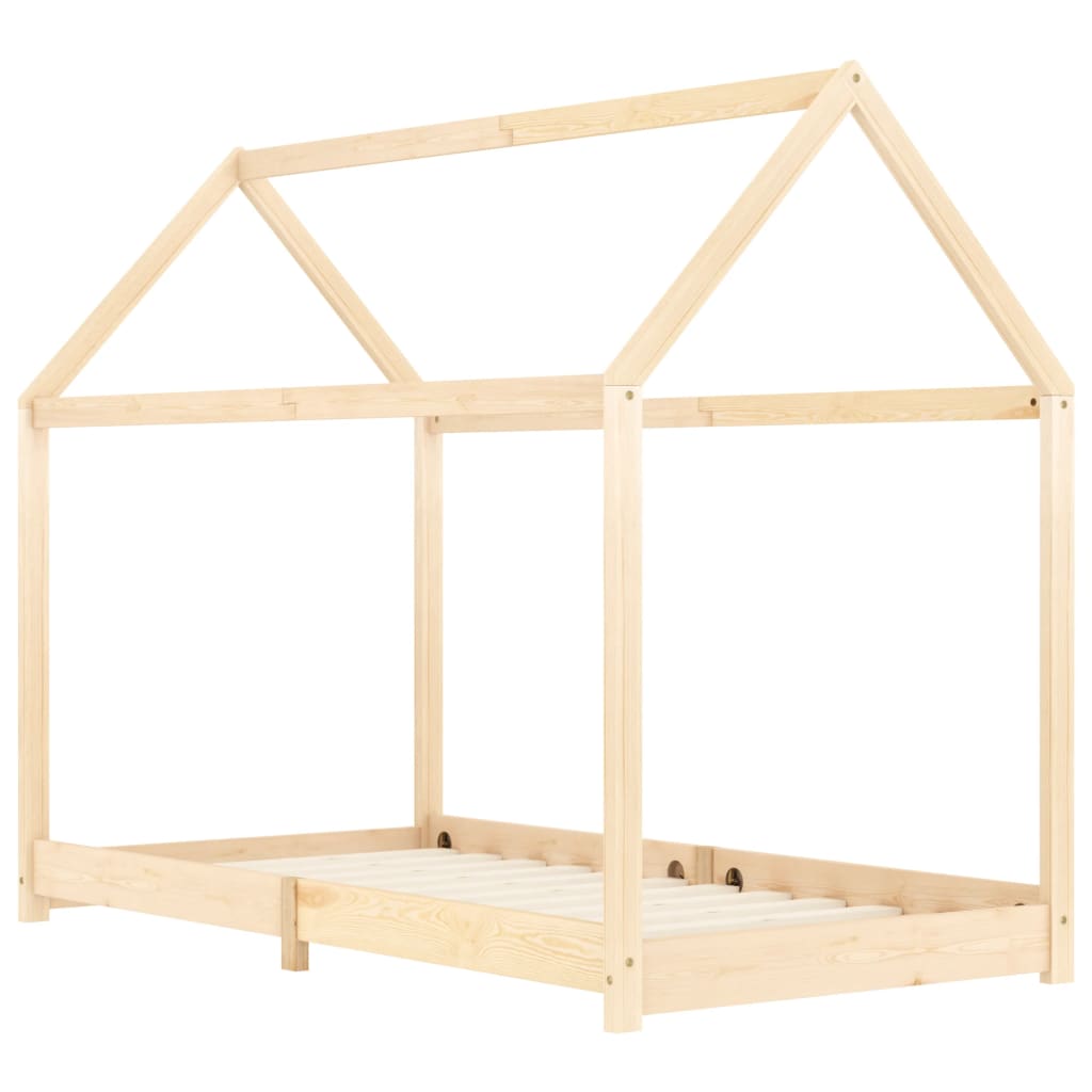 Kinderbedframe massief grenenhout 90x200 cm is nu te koop bij PeponiXL, paradijselijk wonen!