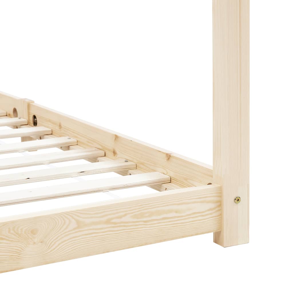 Kinderbedframe massief grenenhout 90x200 cm is nu te koop bij PeponiXL, paradijselijk wonen!