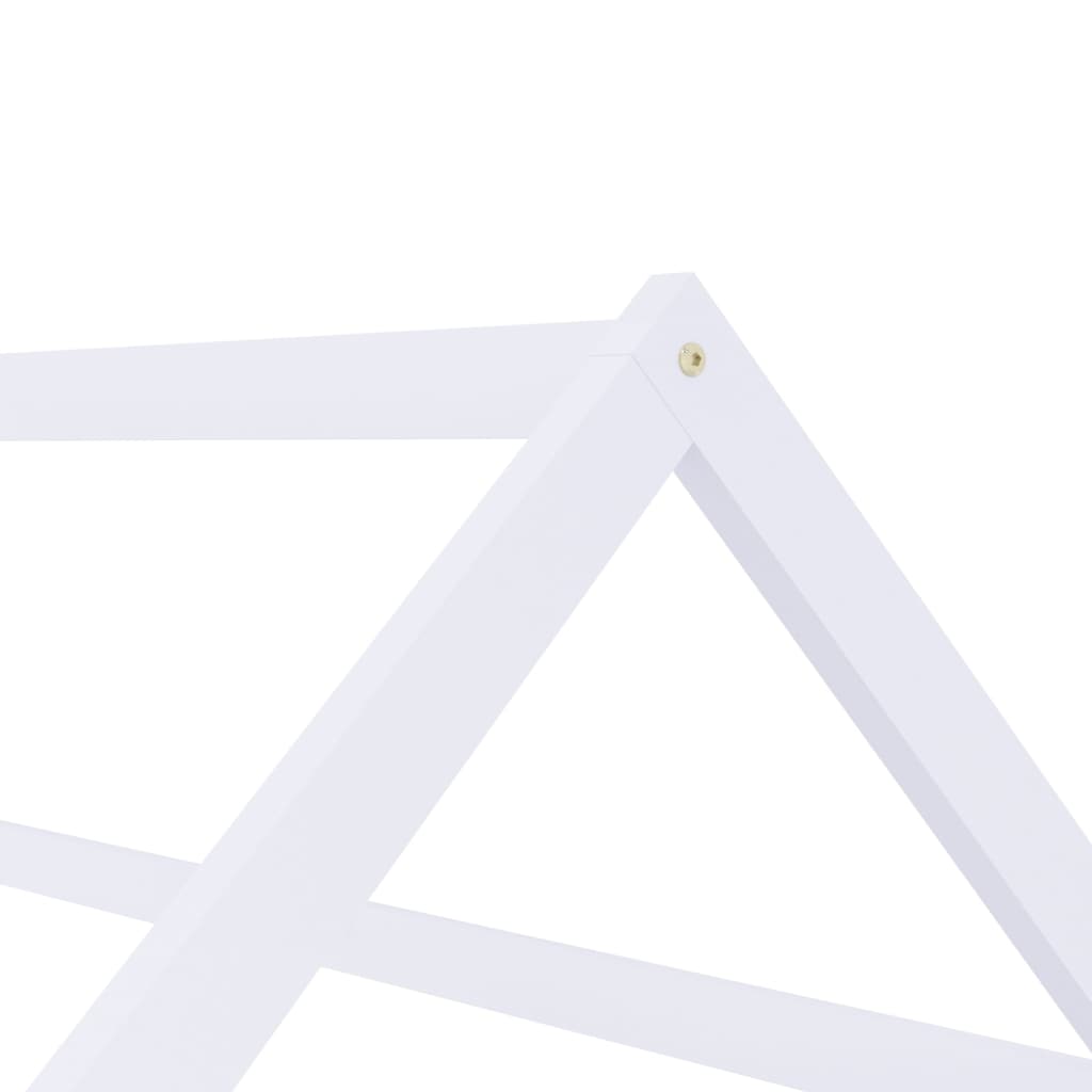 Kinderbedframe massief grenenhout wit 70x140 cm is nu te koop bij PeponiXL, paradijselijk wonen!