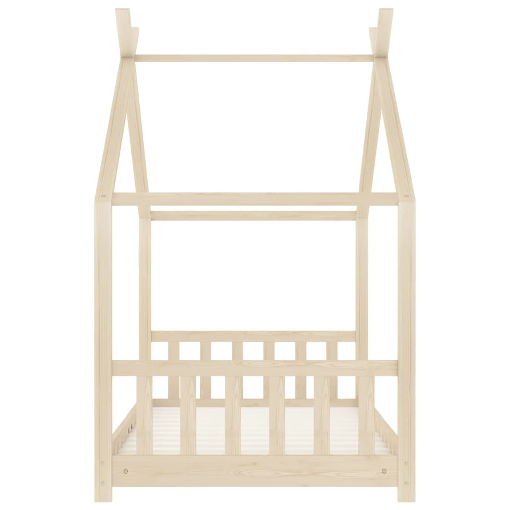 Kinderbedframe massief grenenhout 70x140 cm is nu te koop bij PeponiXL, paradijselijk wonen!