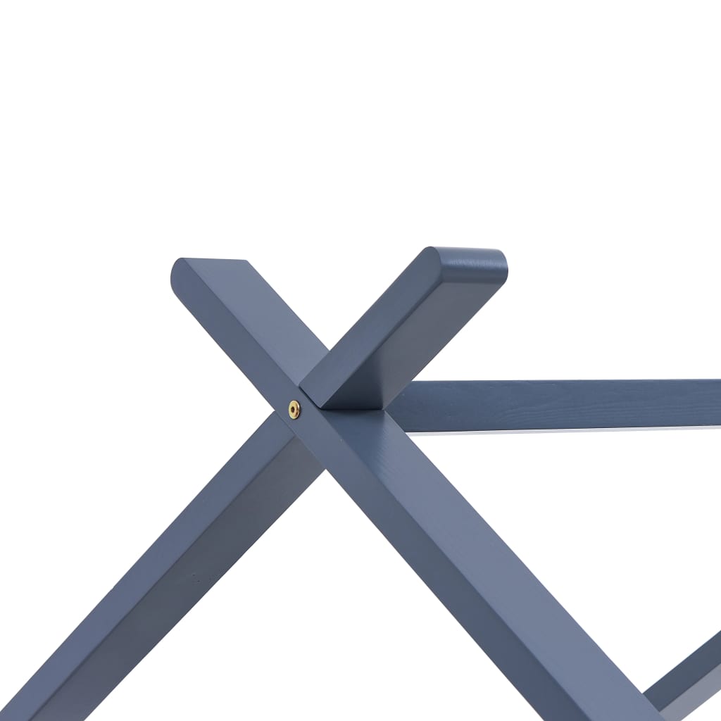 Kinderbedframe massief grenenhout grijs 80x160 cm is nu te koop bij PeponiXL, paradijselijk wonen!