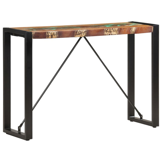 Wandtafel 110x35x76 cm massief gerecycled hout is nu te koop bij PeponiXL, paradijselijk wonen!