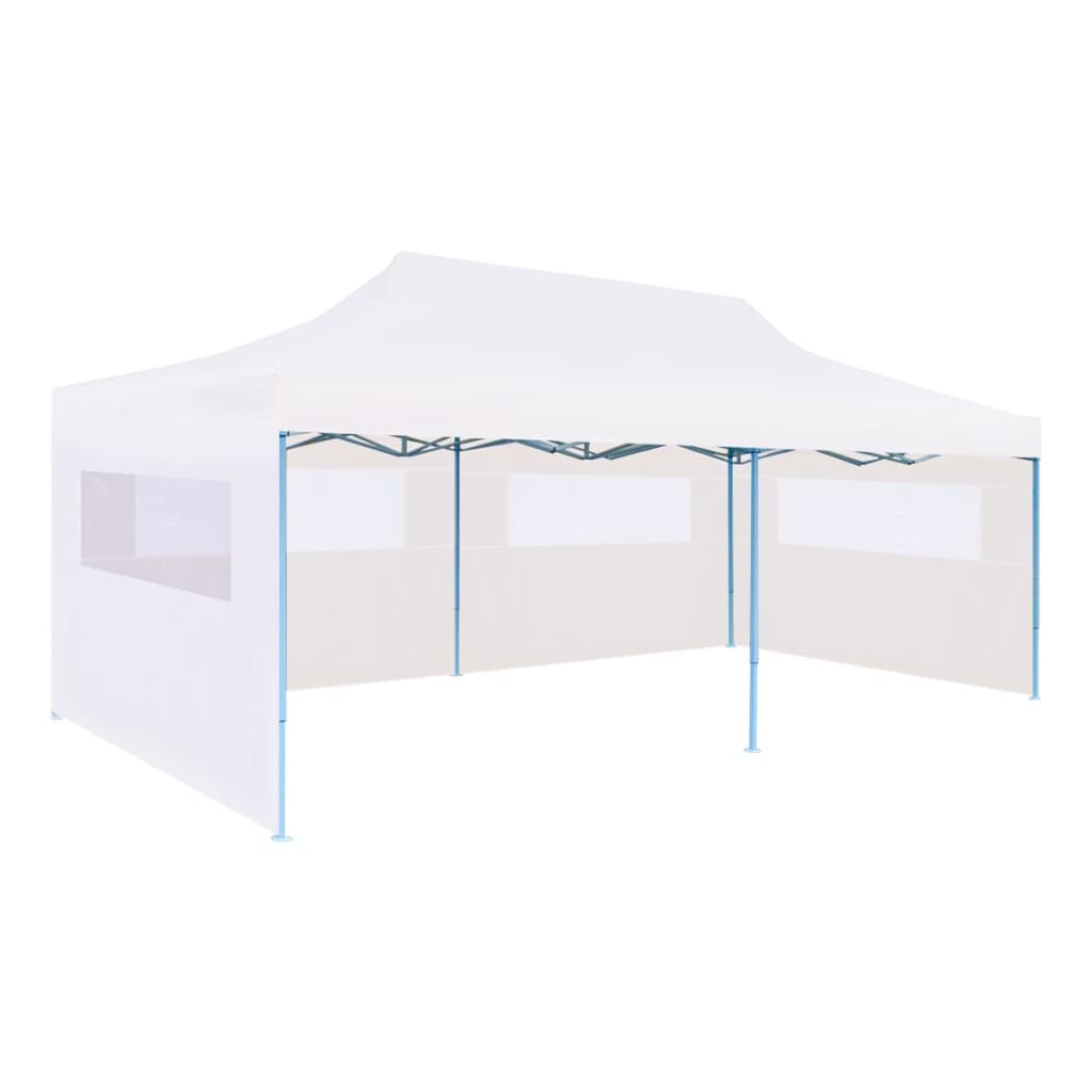 Partytent pop-up met zijwanden 3x6 m staal wit is nu te koop bij PeponiXL, paradijselijk wonen!