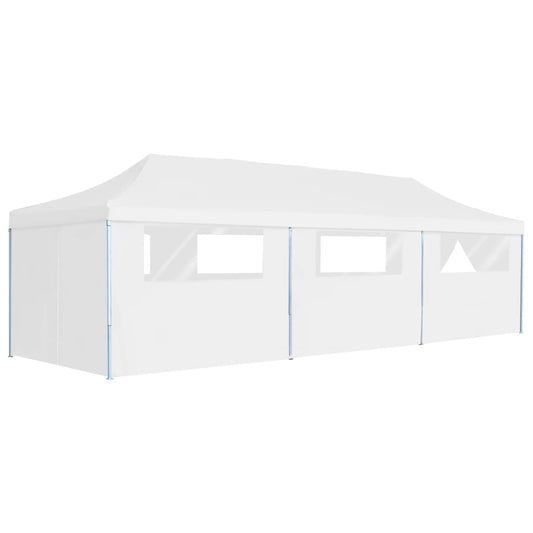 Partytent pop-up met 8 zijwanden 3x9 m wit is nu te koop bij PeponiXL, paradijselijk wonen!