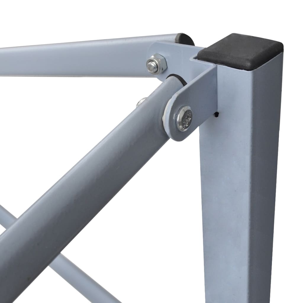 Partytent met 4 zijwanden inklapbaar 2x2 m staal blauw is nu te koop bij PeponiXL, paradijselijk wonen!