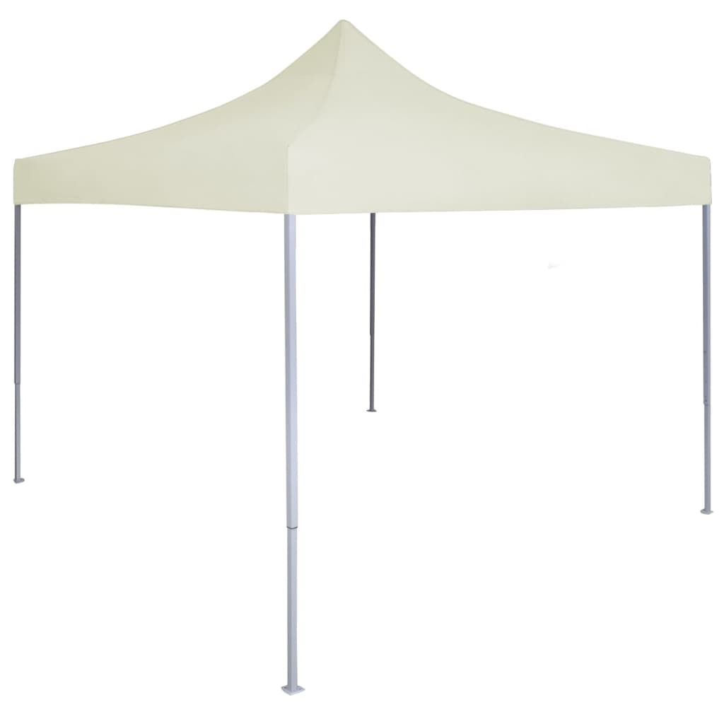 Partytent professioneel inklapbaar 2x2 m staal crème is nu te koop bij PeponiXL, paradijselijk wonen!