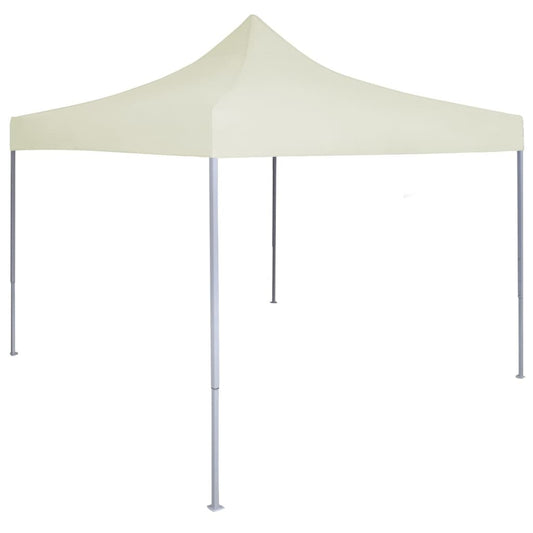 Partytent professioneel inklapbaar 2x2 m staal crème is nu te koop bij PeponiXL, paradijselijk wonen!