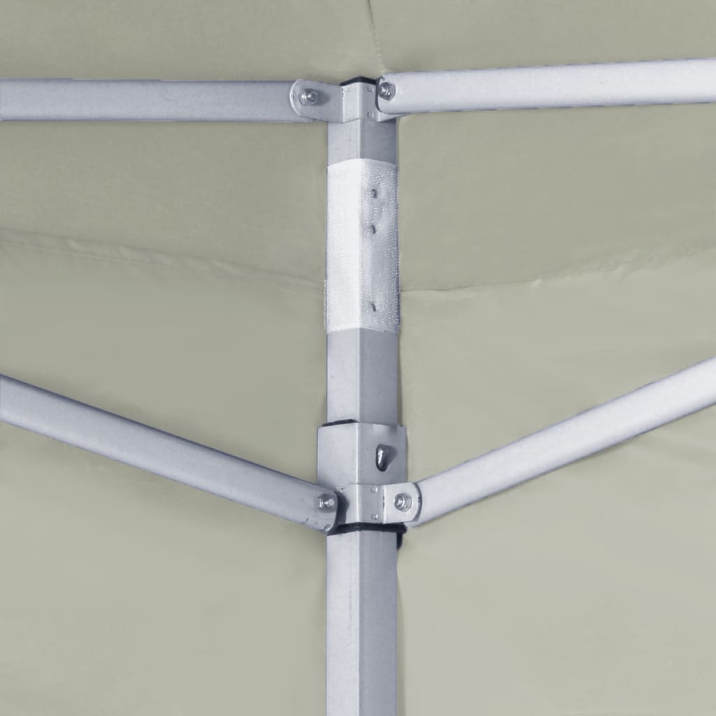 Partytent met 2 zijwanden inklapbaar 2x2 m staal crème is nu te koop bij PeponiXL, paradijselijk wonen!