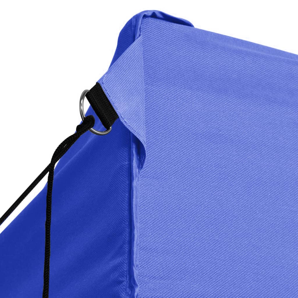 Partytent met 4 zijwanden inklapbaar 3x4 m staal blauw is nu te koop bij PeponiXL, paradijselijk wonen!