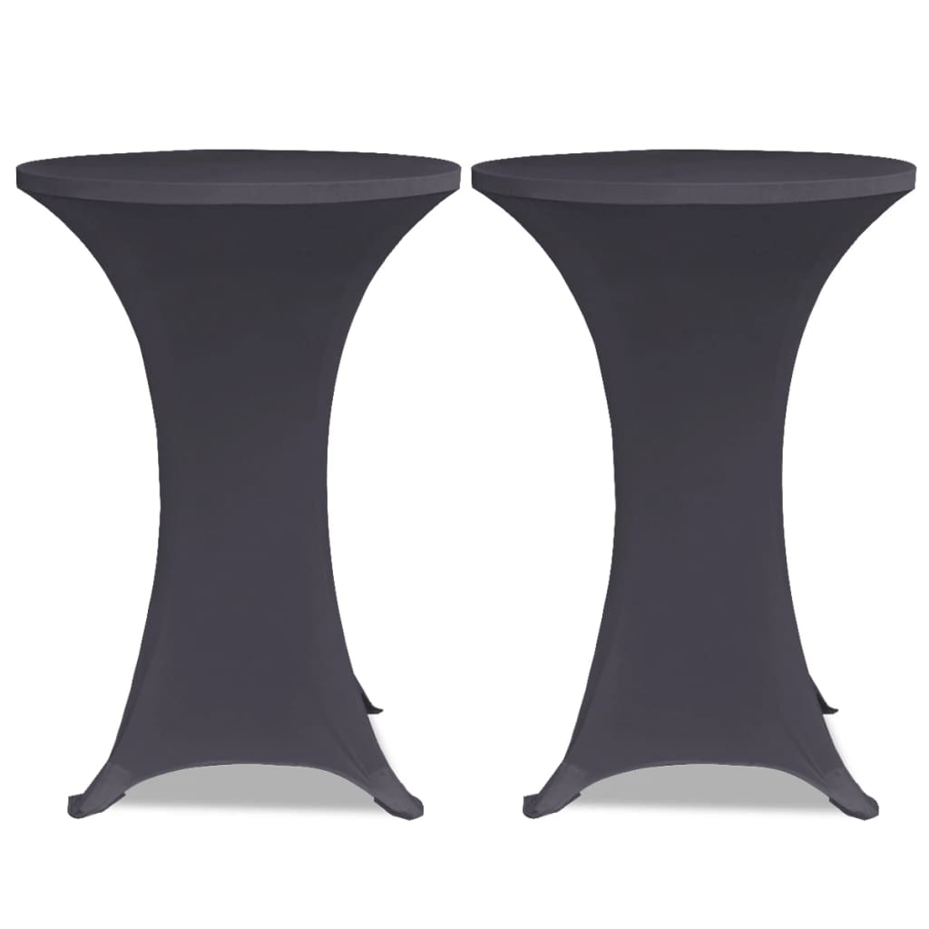 Tafelhoes stretch 4 st 60 cm antraciet is nu te koop bij PeponiXL, paradijselijk wonen!