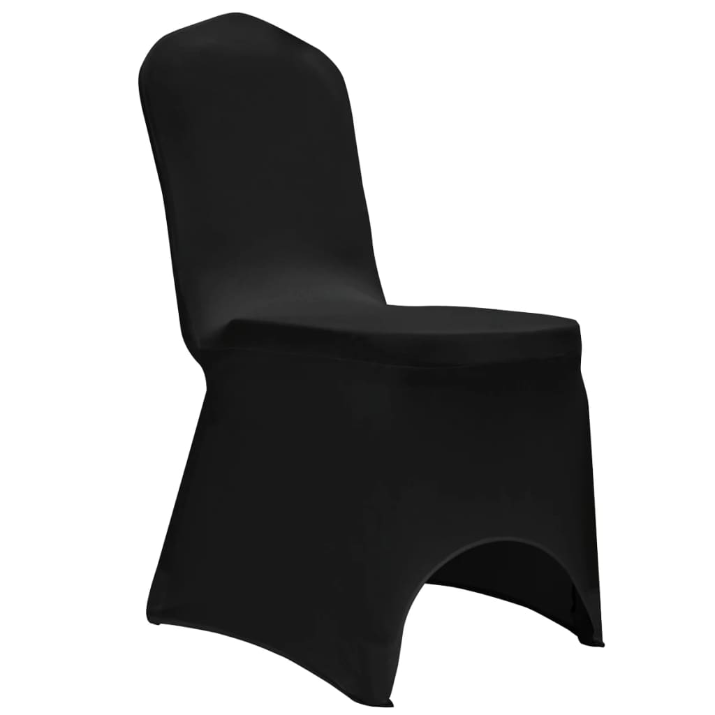 Stoelhoezen stretch 12 st zwart is nu te koop bij PeponiXL, paradijselijk wonen!