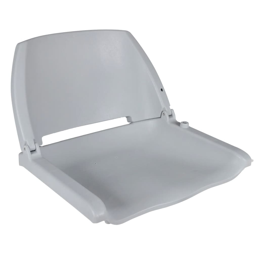 Bootstoelen 2 st inklapbare rugleuning 41x51x48 cm grijs is nu te koop bij PeponiXL, paradijselijk wonen!