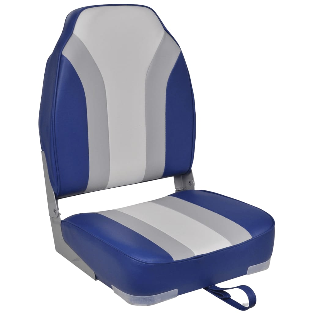 Bootstoelen inklapbaar 2 st met hoge rugleuning is nu te koop bij PeponiXL, paradijselijk wonen!