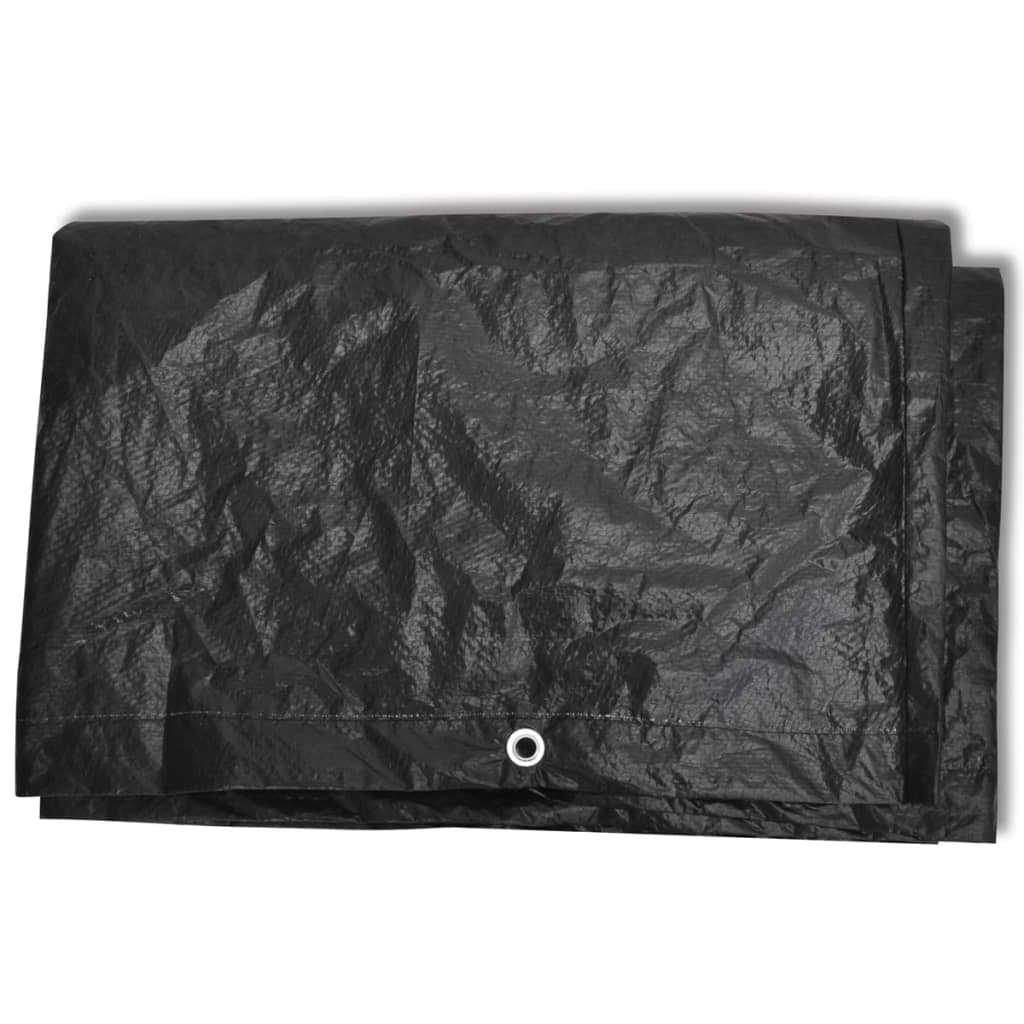 Tuinmeubelhoezen poly rattan 2 st 6-persoons 240x140 cm is nu te koop bij PeponiXL, paradijselijk wonen!