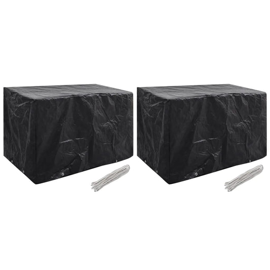 Tuinmeubelhoezen 2 st 8 ogen 140x70x90 cm is nu te koop bij PeponiXL, paradijselijk wonen!