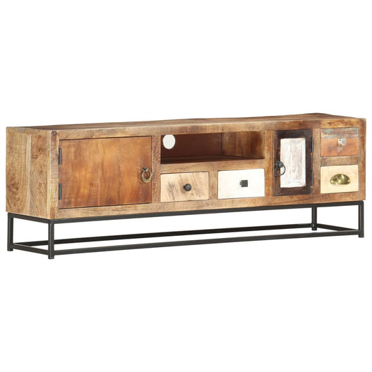 Tv-meubel 120x30x40 cm massief gerecycled hout is nu te koop bij PeponiXL, paradijselijk wonen!