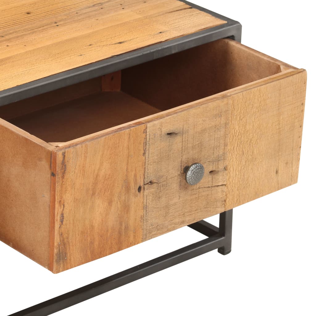Salontafel 90x50x35 cm massief gerecycled hout is nu te koop bij PeponiXL, paradijselijk wonen!