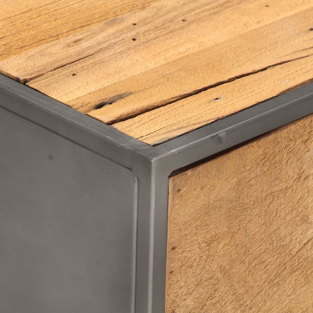 Salontafel 90x50x35 cm massief gerecycled hout is nu te koop bij PeponiXL, paradijselijk wonen!