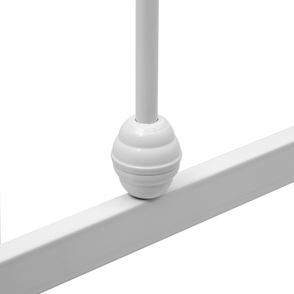 Bedframe metaal wit 100x200 cm is nu te koop bij PeponiXL, paradijselijk wonen!