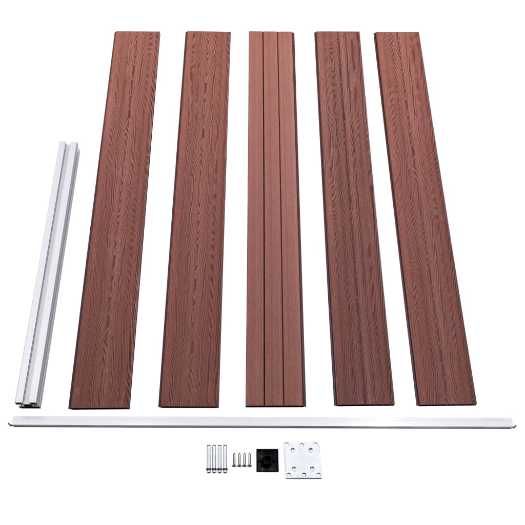 Schutting 175x105 cm HKC bruin is nu te koop bij PeponiXL, paradijselijk wonen!
