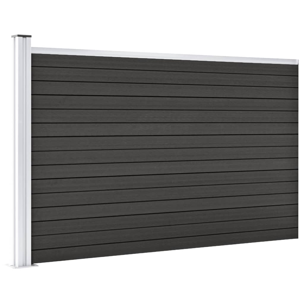 Schutting 175x105 cm HKC grijs is nu te koop bij PeponiXL, paradijselijk wonen!