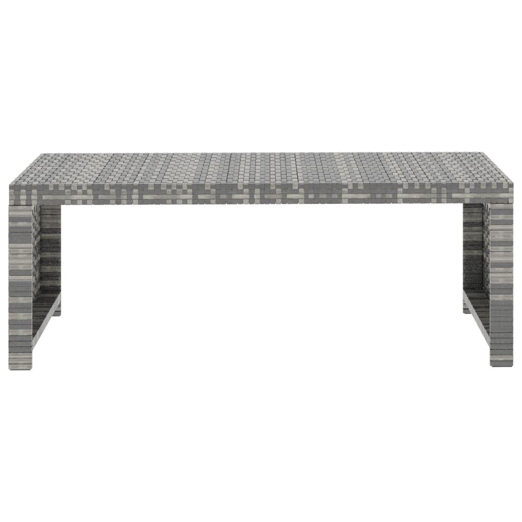 5-delige Loungeset met kussens poly rattan grijs is nu te koop bij PeponiXL, paradijselijk wonen!
