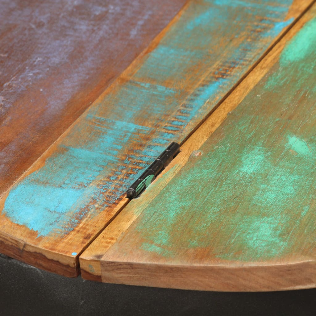 Salontafel 53x43 cm massief gerecycled hout is nu te koop bij PeponiXL, paradijselijk wonen!