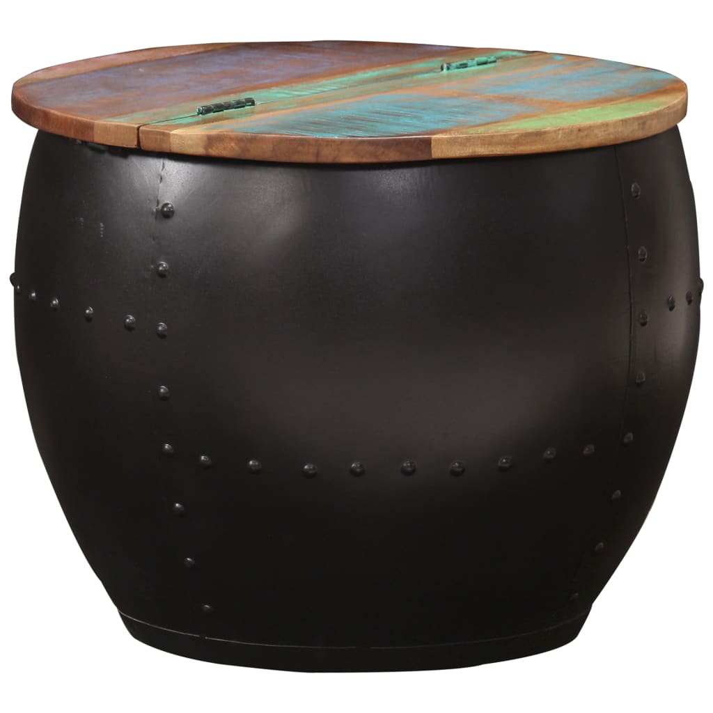 Salontafel 53x43 cm massief gerecycled hout is nu te koop bij PeponiXL, paradijselijk wonen!