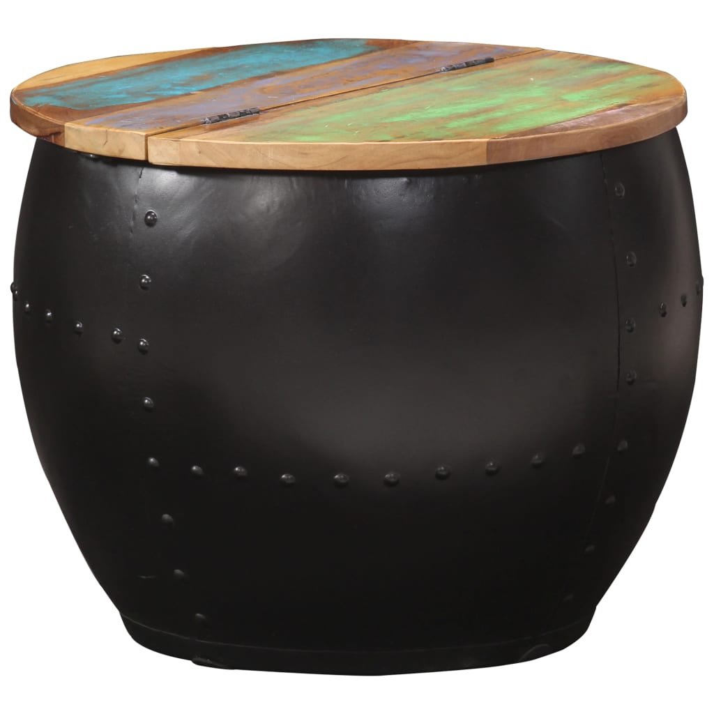 Salontafel 53x43 cm massief gerecycled hout is nu te koop bij PeponiXL, paradijselijk wonen!