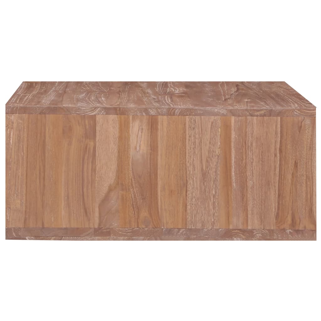 Salontafel 70x70x30 cm massief teakhout is nu te koop bij PeponiXL, paradijselijk wonen!