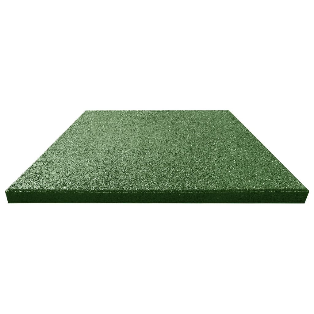 Valtegels 6 st 50x50x3 cm rubber groen is nu te koop bij PeponiXL, paradijselijk wonen!