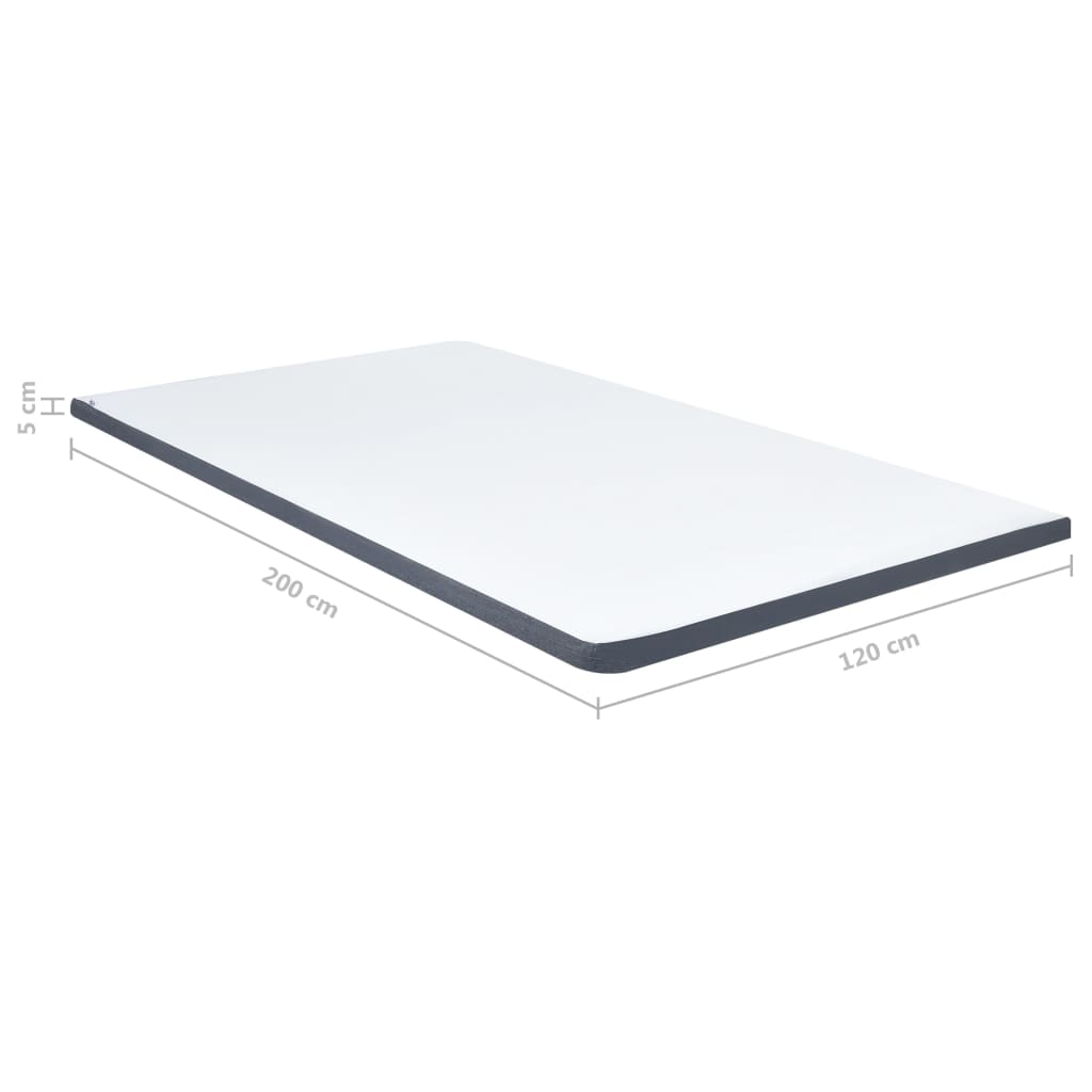 Boxspringtopmatras 200x120x5 cm medium zacht is nu te koop bij PeponiXL, paradijselijk wonen!