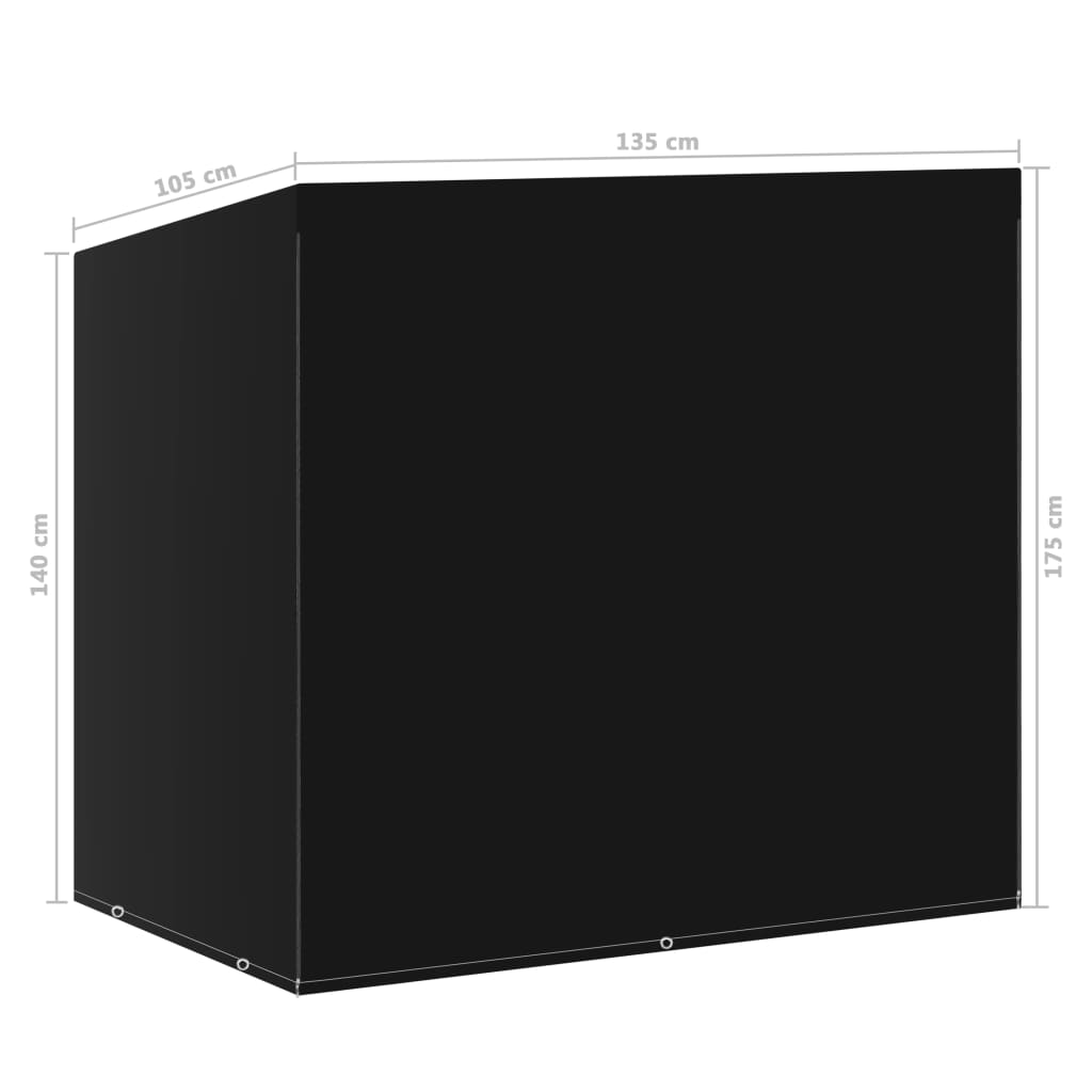 Schommelbankhoes met 6 oogjes 135x105x175 cm is nu te koop bij PeponiXL, paradijselijk wonen!