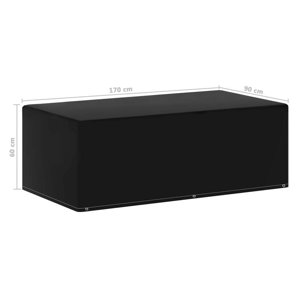 Tuinmeubel-/barbecuehoes met 6 oogjes 170x90x60 cm is nu te koop bij PeponiXL, paradijselijk wonen!