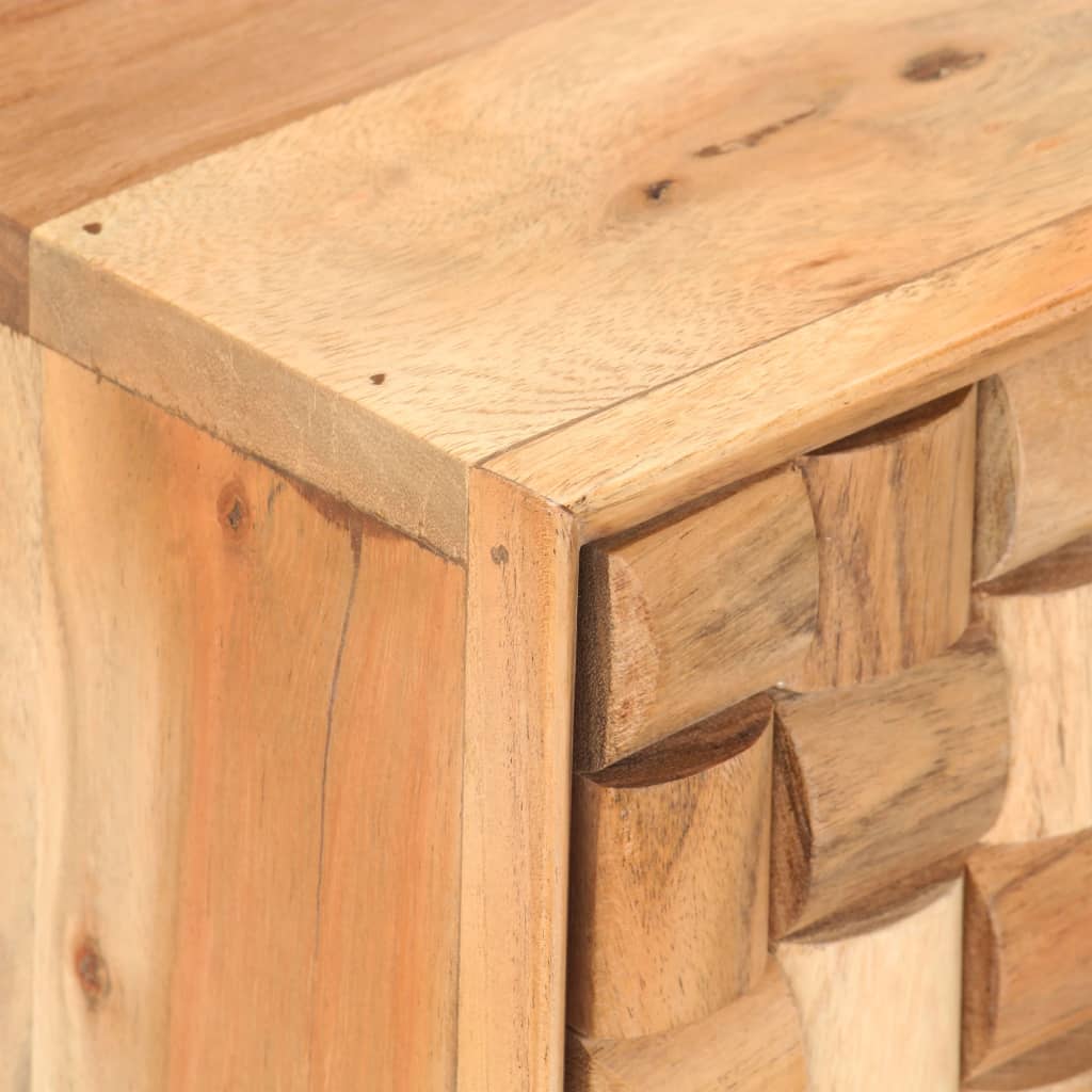 Tv-meubel 100x30x40 cm massief acaciahout is nu te koop bij PeponiXL, paradijselijk wonen!